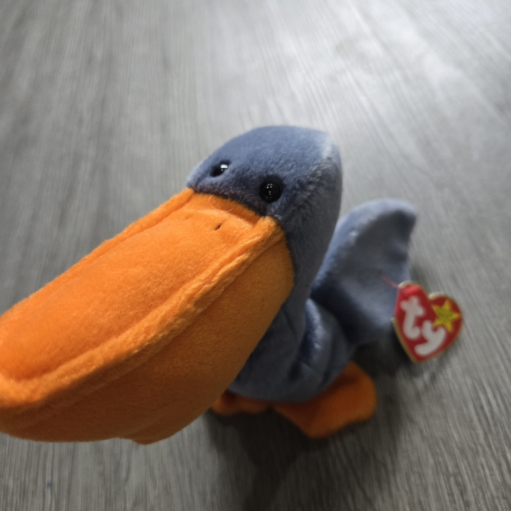 Rare Beanie Baby Pelican Plush NWT